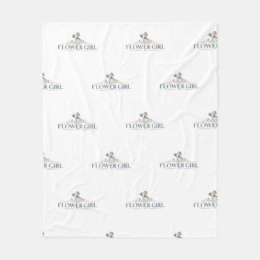 Pixie Bloemenmeisje Fleece Deken (Voorkant)