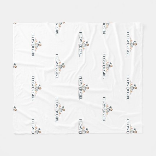 Pixie Bloemenmeisje Fleece Deken (Voorkant (Horizontaal))