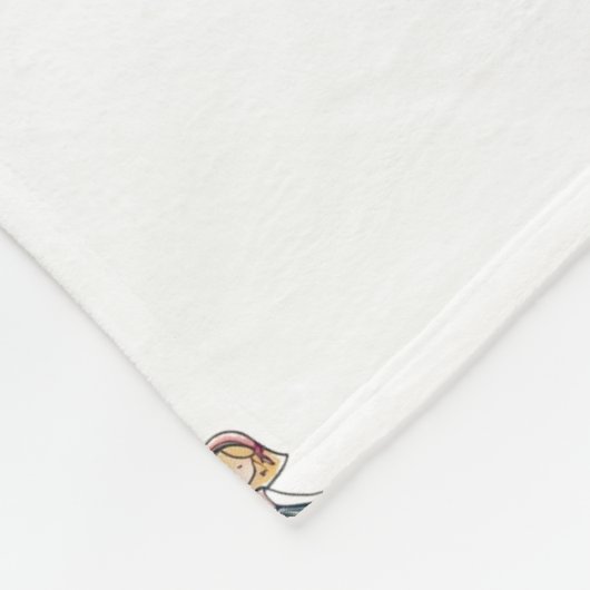 Pixie Bloemenmeisje Fleece Deken (Hoek)