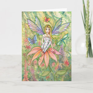 Pixie Bloesem Bloemen Tuin Fee Kaart
