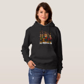 Pixie Bob Kat Eigenaar Kerstboom Kerstmis Kat Hoodie (Voorkant volledig)