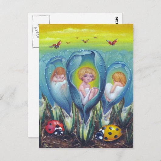 Pixie Boerderij Briefkaart (Voorkant / Achterkant)