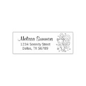 Pixie Cat - Fairy Wings Kat Address Zelfinktende Stempel (Design)