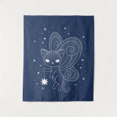 Pixie Cat - Fairy Wings Kat EP Wandkleed (Voorkant)