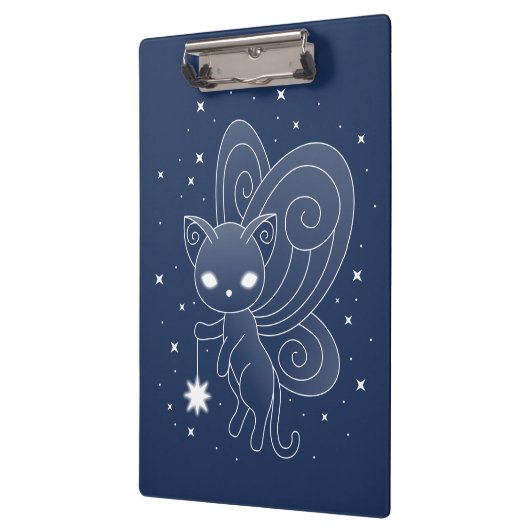 Pixie Cat - Fairy Wings Kat Klembord (Links)