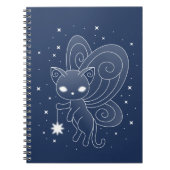 Pixie Cat - Fairy Wings Kat Notitieboek (Voorkant)