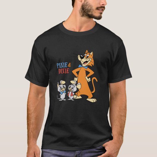 Pixie Dixie met Mr. Jinks Classic T-shirt (Voorkant)