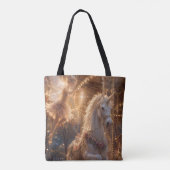 Pixie Draaimolen en Eenhoorns Tote Bag (Achterkant)