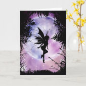 Pixie Dreams Wenskaart Kaart (Gele Bloem)