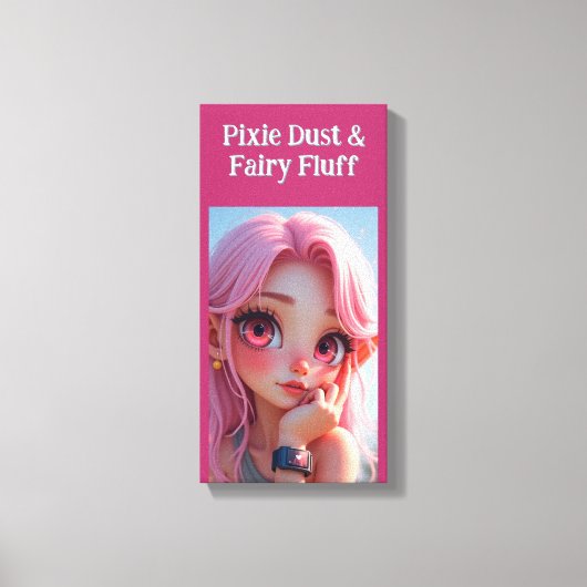 Pixie Dust Elfie Canvas Afdruk (Voorkant)