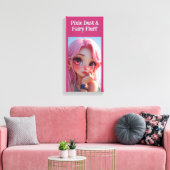 Pixie Dust Elfie Canvas Afdruk (Insitu (Woonkamer))