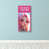 Pixie Dust Elfie Canvas Afdruk (Insitu (Houten vloer))