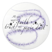 Pixie Dust Fairy Bedroom Keramische Knop (Voorkant)