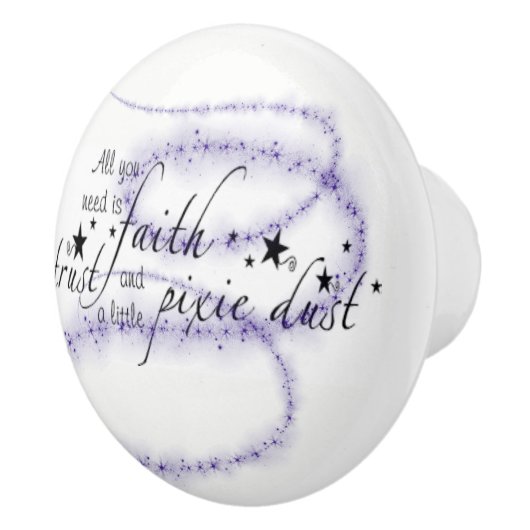 Pixie Dust Fairy Bedroom Keramische Knop (Rechts)