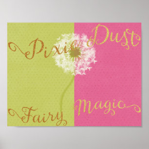 Pixie Dust & Fairy Magic Poster