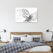 Pixie Dust in de wind Canvas Afdruk (Insitu (Slaapkamer))