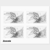 Pixie Dust in de wind Rechthoekige Sticker (Vel)