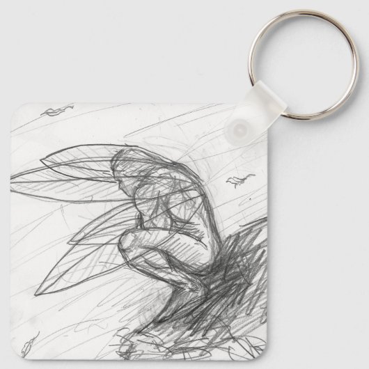 Pixie Dust in de Wind Sleutelhanger (Achterkant)