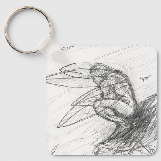 Pixie Dust in the Wind Sleutelhanger (Voorkant)