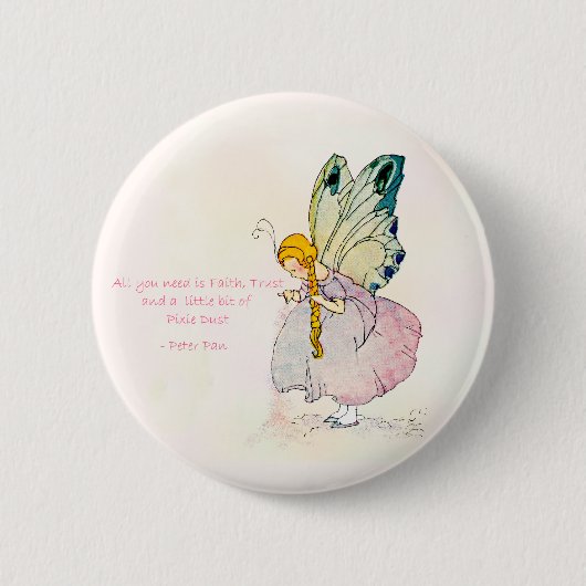 Pixie Dust Round Button (Voorkant)