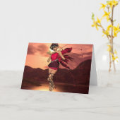 Pixie Dust Wenskaart Kaart (Gele Bloem)