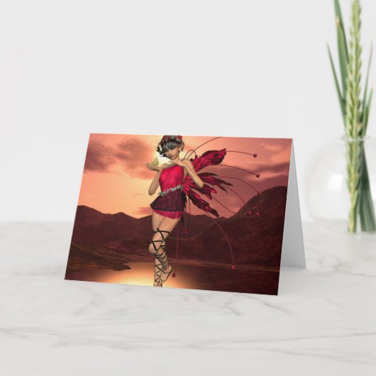 Pixie Dust Wenskaart Kaart (Voorkant)