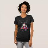 Pixie Dust Whimsical Fairy Folk Art Floral T-shirt (Voorkant volledig)