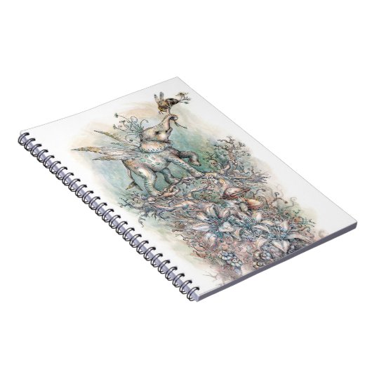 Pixie Elephant & Honeybee beroemd gemaakt door Pau Notitieboek (Rechterzijde)