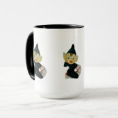 Pixie Elf Kerstmis Koffie Mok (Voorkant links)