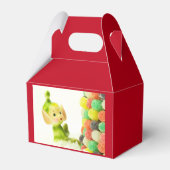 Pixie Elves Holly en Belle voor Kerstmis Bedankdoosjes (Achterkant)