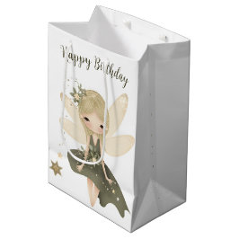 Pixie Fairy Meisje Met Sterren Medium Cadeauzakje
