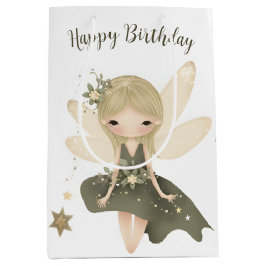 Pixie Fairy Meisje Met Sterren Medium Cadeauzakje