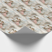 Pixie Fairy speelt een harp Cadeaupapier (Hoek)