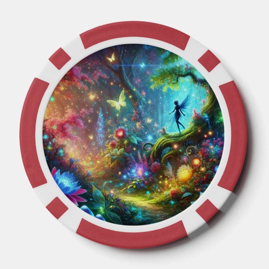 Pixie Fantasy Poker Chips (Achterkant)
