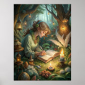 Pixie Girl Writing Poster (Voorkant)