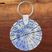 Pixie Globe - Tuinhuis Lucht Sleutelhanger (Voorkant)