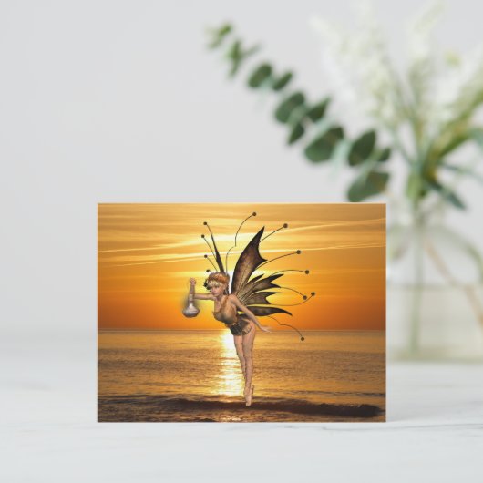 Pixie Lantern Briefkaart (Staand voorkant)