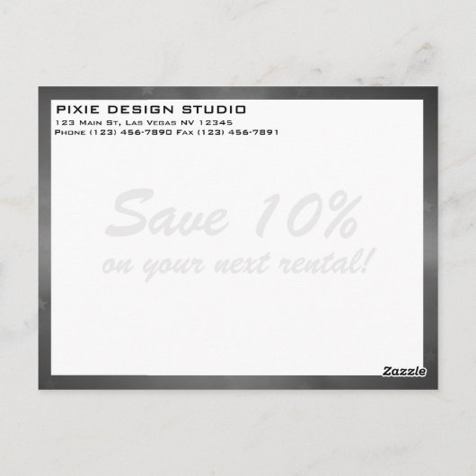 Pixie Marketing Briefkaart (Achterkant)