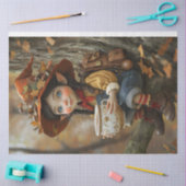 Pixie Oranje Pet Links FacingTissue Paper Tissuepapier (Craft)