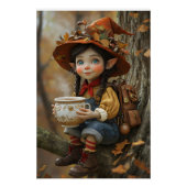 Pixie Oranje Pet links tegenover Poster (Voorkant)