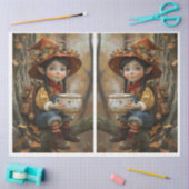 Pixie Oranje Pet Mirror Tissue Paper Tissuepapier (Craft)