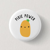 Pixie Power | Badge Ronde Button 3,2 Cm (Voorkant)