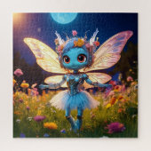 Pixie Robot Ballerina Dansen in de Wildflowers Legpuzzel (Verticaal)