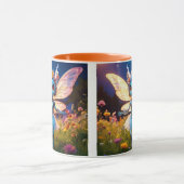 Pixie Robot Ballerina Dansen in de Wildflowers Mok (Midden)