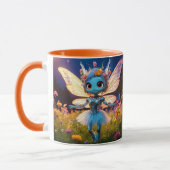 Pixie Robot Ballerina Dansen in de Wildflowers Mok (Links)