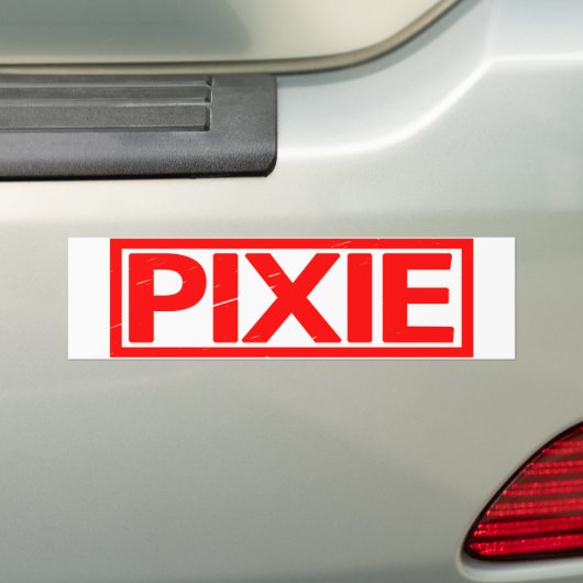 Pixie Stamp Bumpersticker (Op auto)