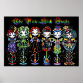 Pixie Stick Freaks Rainbow Sideshow Circus Fairies Poster (Voorkant)