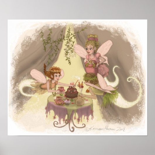 Pixie Tea Party Poster (Voorkant)