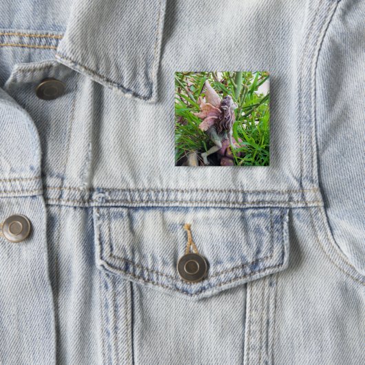 Pixie Vierkante Button 5,1 Cm (In situ)