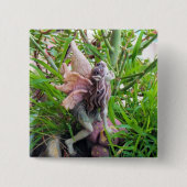 Pixie Vierkante Button 5,1 Cm (Voorkant)